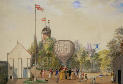Die Ballonfahrerin Wilhelmine Reichard, © IMAGNO/Wien Museum