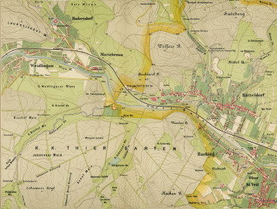 Hütteldorf und Hadersdorf Weidlingau, © IMAGNO/Austrian Archives