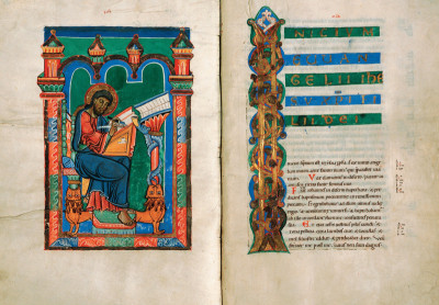 Illuminierte Handschrift in Codex III 1, © IMAGNO/Gerhard Trumler