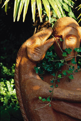 Skulptur im Garten von André Heller in Gardone, © IMAGNO/Franz Hubmann