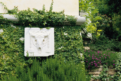 Skulptur im Garten von André Heller in Gardone, © IMAGNO/Franz Hubmann