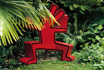 Skulptur von Keith Haring im Garten von André Heller, © IMAGNO/Franz Hubmann