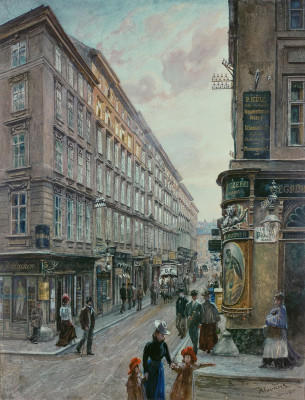 Spiegelgasse in Wien, © IMAGNO/Wien Museum