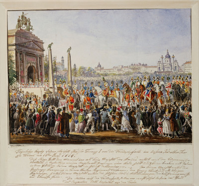 Kaiser  Franz I. beim Kärntnertor in Wien, © IMAGNO/Austrian Archives (AA)
