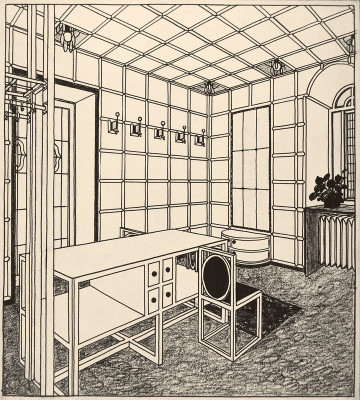 Entwurf zur Garderobe des Palais Stoclet in Brüssel, © IMAGNO/Austrian Archives