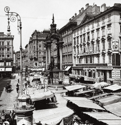 Der Hohe Markt mit dem Vermählungsbrunnen in Wien, © IMAGNO/Austrian Archives