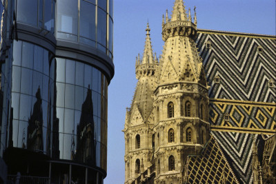 Haas-Haus und Stephansdom, © IMAGNO/Dagmar Landova