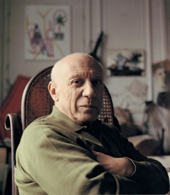 Pablo Picasso in seiner Villa La Californie, © IMAGNO/Franz Hubmann