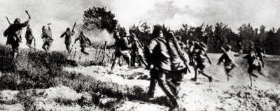 Soldaten in der 11. Isonzoschlacht, © IMAGNO/ÖNB