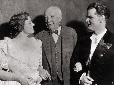 Richard Strauss mit Alfred Jerger und Viorica Ursuleac, © IMAGNO/ÖNB