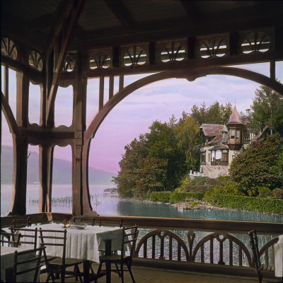 Terasse des Restaurants Gut Krumpendorf, © IMAGNO/Öst. Volkshochschularchiv