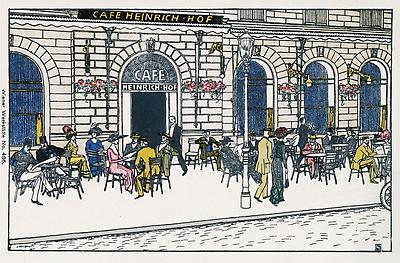 Wien: Café Heinrichhof, © IMAGNO/Austrian Archives