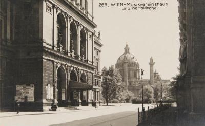 Gebäude des Wiener Musikverein, © IMAGNO/Austrian Archives