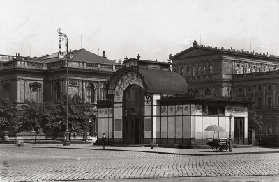 Stadtbahn-Station von Otto Wagner in Wien I., © IMAGNO/Austrian Archives