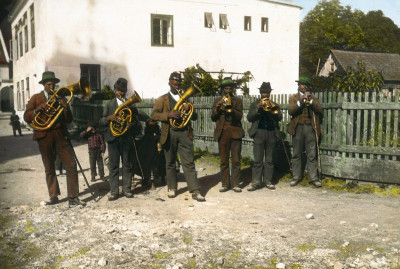 Dorfmusikanten beim Kirtag, © IMAGNO/Öst. Volkshochschularchiv