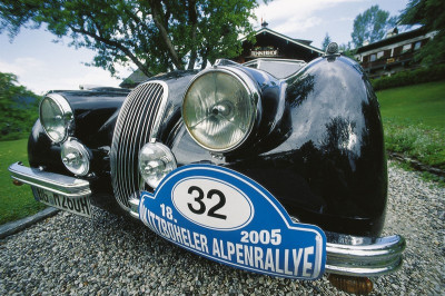 Oldtimer bei der Kitzbühler Alpenrallye, © IMAGNO/Gerhard Trumler