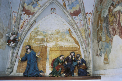 Altaraufsatz und Fresken in der Katharinenkirche, © IMAGNO/Gerhard Trumler