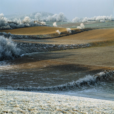 Mit Raureif überzogene Landschaft, © IMAGNO/Gerhard Trumler