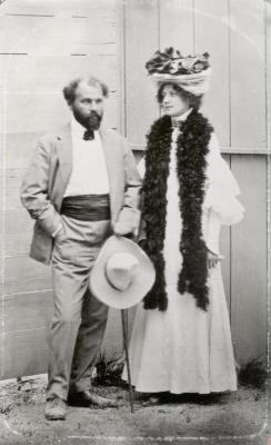 Gustav Klimt und Emilie Flöge, © IMAGNO/Austrian Archives