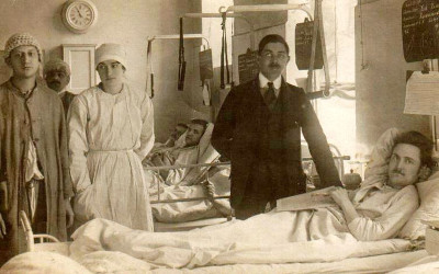 Besucher im Krankenhaus, © IMAGNO/Austrian Archives