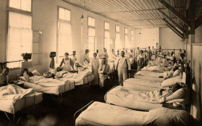 Innenansicht eines Krankenhauses, © IMAGNO/Austrian Archives (S)