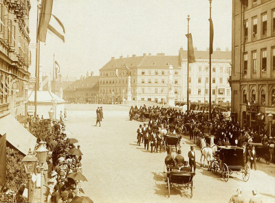 Eröffnung der neuen Franzensbrücke in Wien, © IMAGNO/Austrian Archives