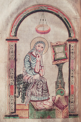 Codex Millenarius mit der Darstellung eines Evangelisten, © IMAGNO/Gerhard Trumler