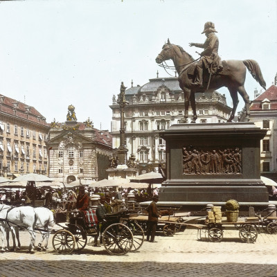 Das Reiterstandbild Feldmarschall Radetzkys, © IMAGNO/Öst. Volkshochschularchiv