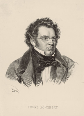 Franz Schubert. Lithographie von Josef Kriehuber, © IMAGNO/Austrian Archives