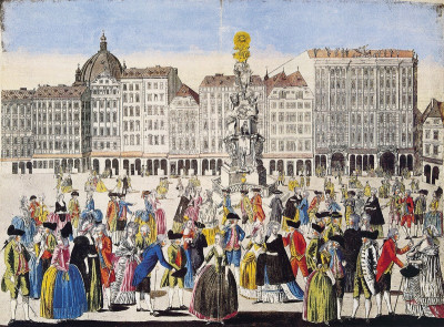 Der Spaziergang des Abends am Graben, © IMAGNO/Wien Museum