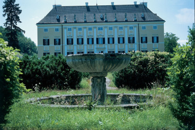 Gartenvase vor Schloss Frohsdorf, © IMAGNO/Gerhard Trumler
