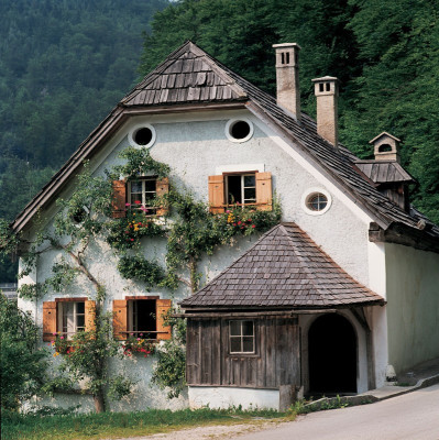 Bauernhaus im Salzkammergut, © IMAGNO/Franz Hubmann