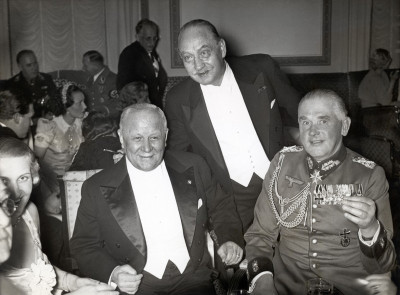 Paul Lincke, Franz Lehar und Werner von Blomberg, © IMAGNO/Austrian Archives (S)