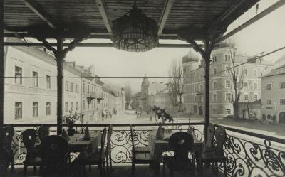 Terasse des Hotel Post, © IMAGNO/Austrian Archives