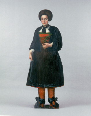 Figur einer Obermühlviertlerin, © IMAGNO/Austrian Archives