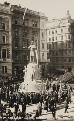 Das 1926 enthüllte Lueger-Denkmal, © IMAGNO/Franz Hubmann