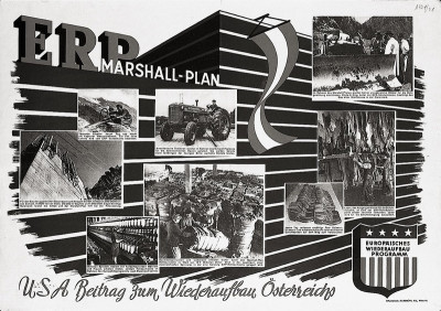 Werbeplakat für den Marshall-Plan, © IMAGNO/Austrian Archives