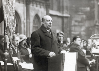 Wilhelm Miklas bei einer Mozartgedenkfeier, © IMAGNO/Austrian Archives