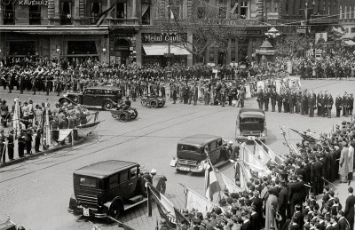 Bundespräsident Wilhelm Mikals in Budapest, © IMAGNO/Austrian ArchivesIMAGNO/Austrian Archives (S)