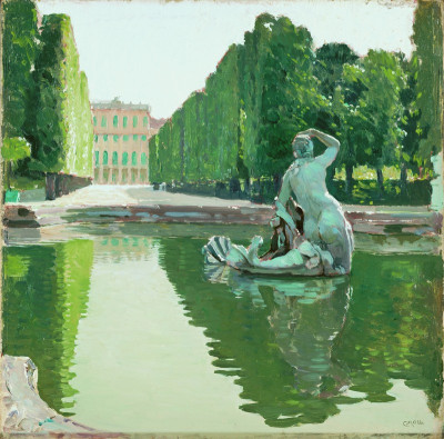 Der Schöne Brunnen im Park von Schönbrunn, © IMAGNO/Wien Museum