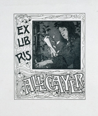 Exlibris für Allgayer, © IMAGNO/Austrian Archives