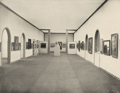 Malerei-Saal auf der Kunstschau Wien 1908, © IMAGNO/Austrian Archives