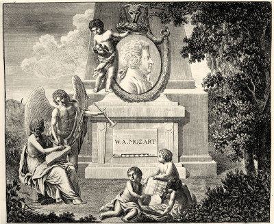 Allegorie auf den Genius Mozarts, © IMAGNO/Austrian Archives
