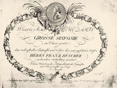 Klavierauszug der Es-dur Symphonie von J. Wenzel, © IMAGNO/Austrian Archives