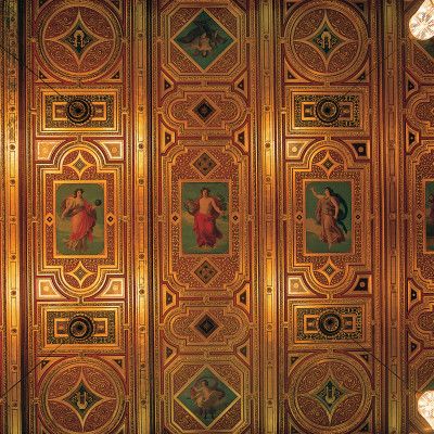 Decke im Goldenen Saal des Musikvereinsgebäudes, © IMAGNO/Gerhard Trumler