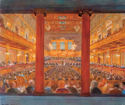 Goldenen Saal der Gesellschaft der Musikfreunde, © IMAGNO/Austrian Archives