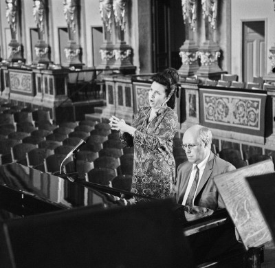 Mstislaw Rostropowitsch und Galina Pawlowa, © IMAGNO/Barbara Pflaum