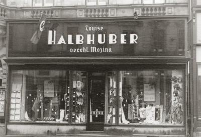 Textilgeschäft Halbhuber, © IMAGNO/Archiv Lunzer