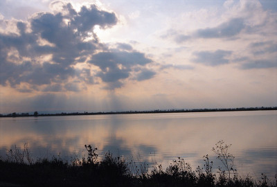 Neusiedlersee: Wolken-See-Stimmung bei Podersdorf, © IMAGNO/Gerhard Trumler