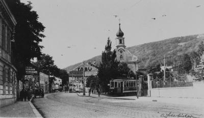 Blick auf die Neuwaldegger Pfarrkirche, © IMAGNO/Sammlung Hubmann